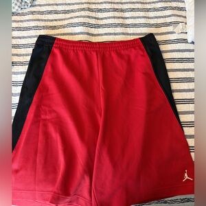 Jordan Red Mesh Shorts